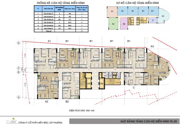 Mặt Bằng SKyline Westlake